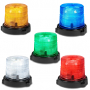 Spire 200 LED Die-Cast Permanent 1 Inch Pipe Mount Short Dome Beacon