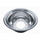Stainless Steel Front Wheel Covers 22 1/2 Inch O.D. 2 Vent