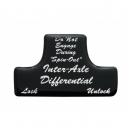 Axle Differential Switch Guard Sticker Only