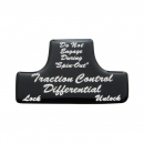 International And Freightliner Glossy Traction Control Stickers