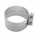 Stainless Formed Exhaust Clamp 5 or 6 inch Diameter
