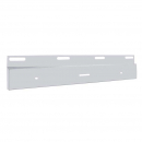 Stainless Top Mud Flap Plate with 17 Inch Light Bar Cutout