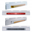 Stainless Top Plate 11 LED 17 Inch Light Bar in 8 Options