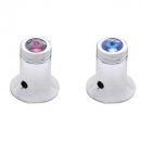 C.B. Channel Knobs With Colored Diamond Insert