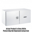 ProTech Gloss White Steel 24 Inch High By 24 Inch Deep Driver's Side Double Door Tool Boxes