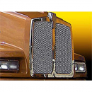 Kenworth T600 Stainless Grille Trim & Aluminum Mesh Grill