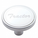 Tractor Short Air Valve Knob With Stainless Plaque And Cursive Script