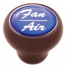 Fan/Air Wood Deluxe Dash Knob With Glossy Sticker
