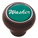 Washer Wood Deluxe Dash Knob With Glossy Sticker