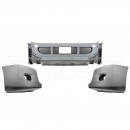 Freightliner Cascadia Heavy Duty Bumper Assembly With Fog Light Holes