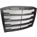 Freightiner Cascadia Heavy Duty Black Satin Grille With Bug Screen