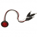 3/4 Inch Red Clearance And Side Marker Light With Auxiliary Function