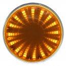 2 1/2 Inch Round LED Auxiliary Tunnel Light With 3D Illusion