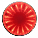 2 1/2 Inch Round LED Auxiliary Tunnel Light With 3D Illusion