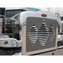 Western Star 4900EX 304 Grade Stainless Steel Triple Diamond Louvered Grille