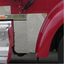 Kenworth W900L 1989 And Newer Stainless Steel Plain Lower Hood Panel