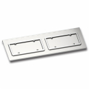 Kenworth W900 Stainless Steel Dual License And Swing Plate