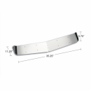 Western Star Constellation And 4700 2002 To 2018 Stainless Steel Plain Sunvisor For Trucks With OE Visor