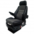 Leatherette Air Ride Seat with Lumbar & Adjustable Head Rest