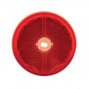 Red 2 1/2 Inch Reflectorized Clearance And Marker Light Lens