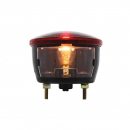 Universal Stud Mounted Stop, Turn And Tail Light With Red Lens And License Plate Light