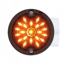 3 1/4 Inch Round Dual Function Harley Signal Light With Housing