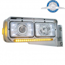 4 x 6 Inch Headlight w/ LED Position Light Low-Beam ONLY