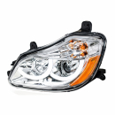 Kenworth T680 2013 Through 2018 Projection Headlight With LED Position Light