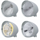 7 Inch Billet Style Chopper Headlight Motorcycle in 8 Options