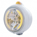 Guide Headlight With 34 Amber LEDs And Dual Function LED Turn Signal 
