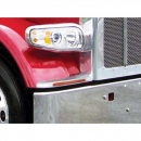 Peterbilt 388 And 389 Passengers Side Front Fender Covers With 14 LED Light Bar