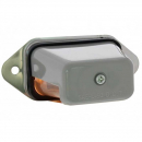 Gray License / Utility Light with Poly Lens and ABS Housing