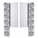 Freightliner Front Air Cleaner Brackets with 2 Inch Lights and Bezels