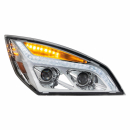 Freightliner Cascadia 2018 And Newer LED Projection Headlight With LED Position Light