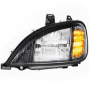 Blackout LED Headlight For 2001 Through 2020 Freightliner Columbia Models