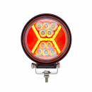 4 - 1/2 Inch 24 High Power LED Work Light With "X" Light Guide 