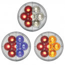 14 LED 4 Inch Stop, Turn And Tail Light With Double Fury Dual Color LEDs