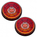 4 Inch Round 13 Red LED Abyss Stop, Turn, And Tailight 