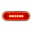 22 LED 6 Inch Red Oval Abyss Light Stop Turn And Tail Light