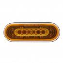 22 LED 6 Inch Amber Oval Abyss Light Turn Signal