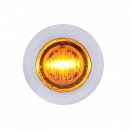 3 LED Dual Function Mini Auxiliary And Utility Light With Bezel