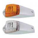 24 Amber LED Square Cab Light Assembly w/Housing & GLO