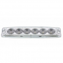 6 LED 5 Inch Warning Light w/ 23 Flash Pattern in Amber or White