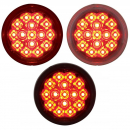 15 Red LED 2 3/8 Inch Harley Turn Signal Light with 1157 Plug