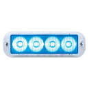 4 LED Warning / Strobe Light in 3 LED Colors with Bezel