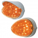 19 LED Auxiliary Light Flush Mount/Dark Amber Lens