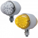 17 Amber LED Double Face Reflector Style Light Dual Function