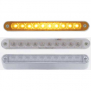10 LED 6 1/2 Inch Turn Signal Light Bar with Bezel