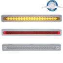 Stainless Light Bracket w/ One 19 LED 12 Inch Light Bar