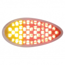 51 LED Duo Auxiliary And Utility Light With Red And Amber LEDs